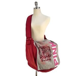 PINK Victoria's Secret Hobo Oversized Fabric Bag Overnighter Maxi